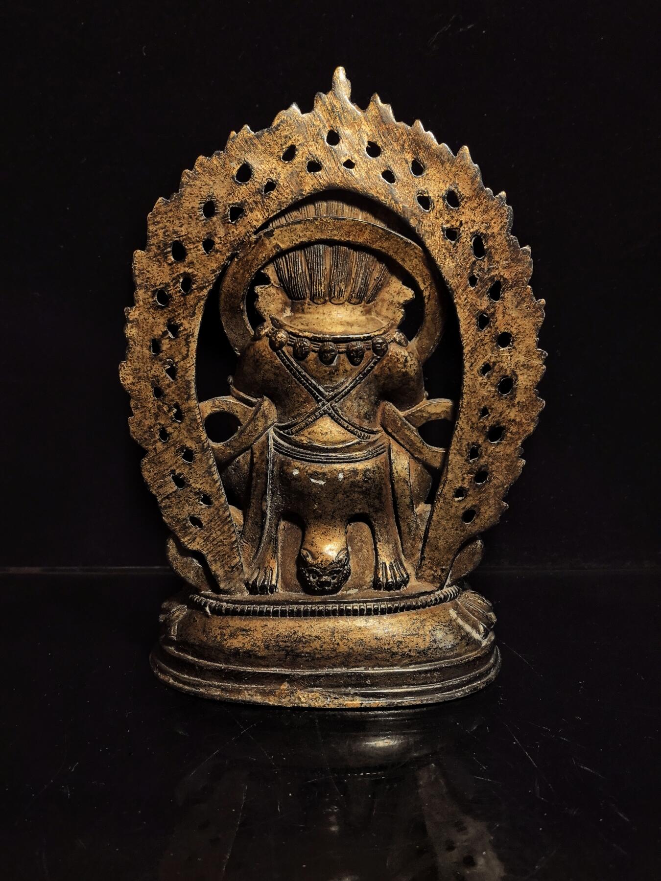 碧月说宝.雪域莲花开（二） 清代 藏传佛教黑财神造像