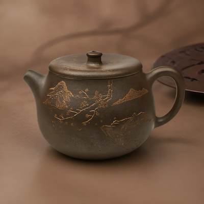 碧月说宝-杖游山房.名人紫砂专场（一） - 韩佳豪 紫泥（段烧） 韩佳豪汉瓦