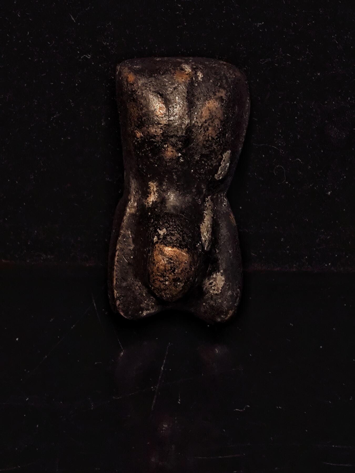 碧月说宝.雪域莲花开（二） 清代 黑漆古雪狮