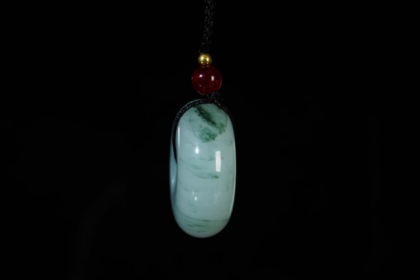 上海都达杂项专场八十一【全场包邮】  石英岩玉平安扣挂件 附鉴定证书97-68