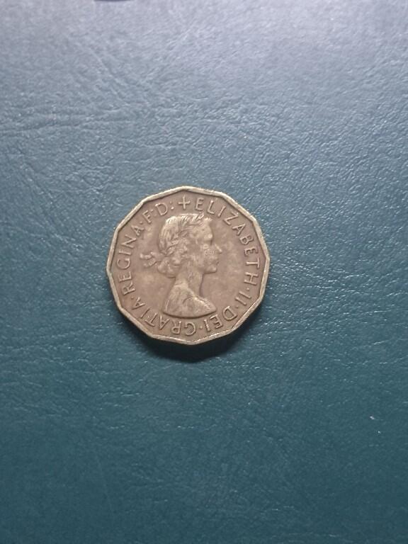 松南世界钱币——260416 英国3便士铜币2