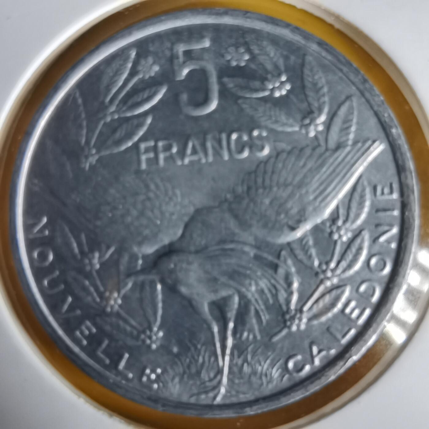 沼泽如烟--第1061场 法属新喀里多尼亚1992年5法郎