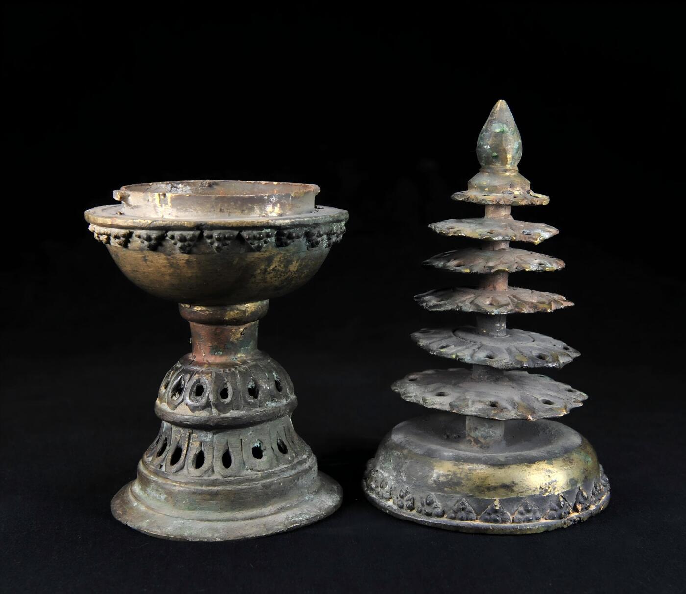 碧月说宝.雪域莲花开（二） 清代 铜舍利供奉塔