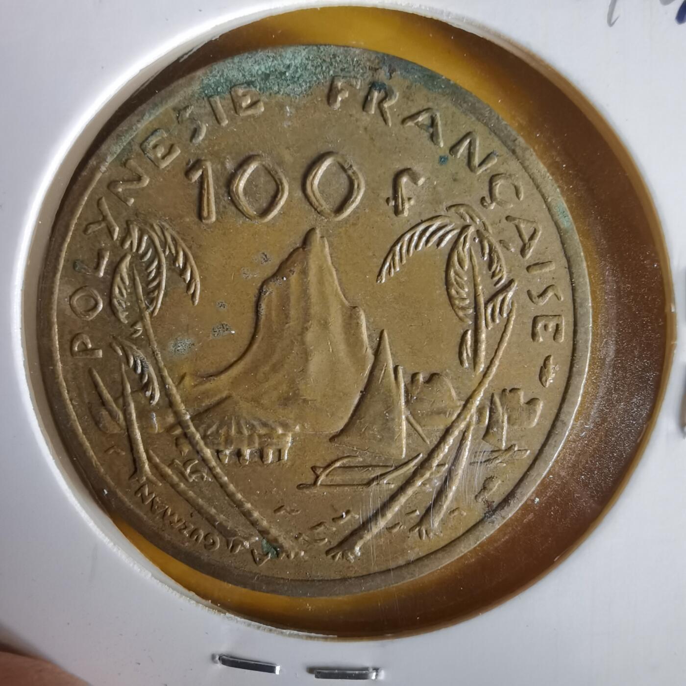 沼泽如烟--第1061场 法属波利尼西亚1982年100法郎