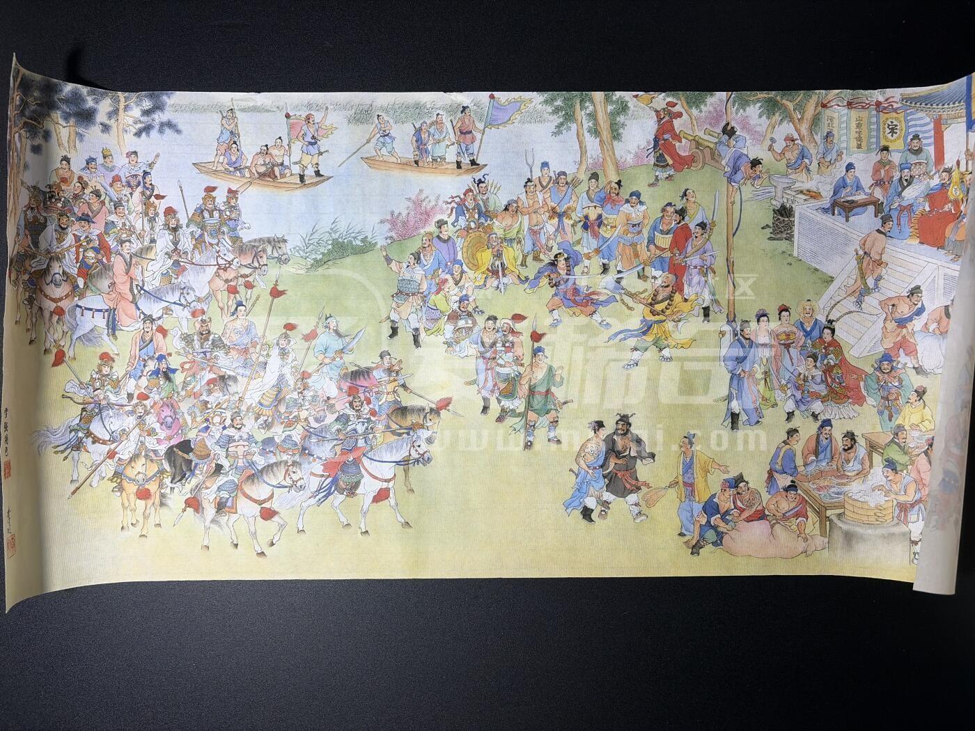 NO.30 好又多金牌大场，每周一站式配齐，方便凑单！（周6晚9点截拍，卖家送拍0抽成！） 【周边】九轩众筹 梁山聚义图装饰画