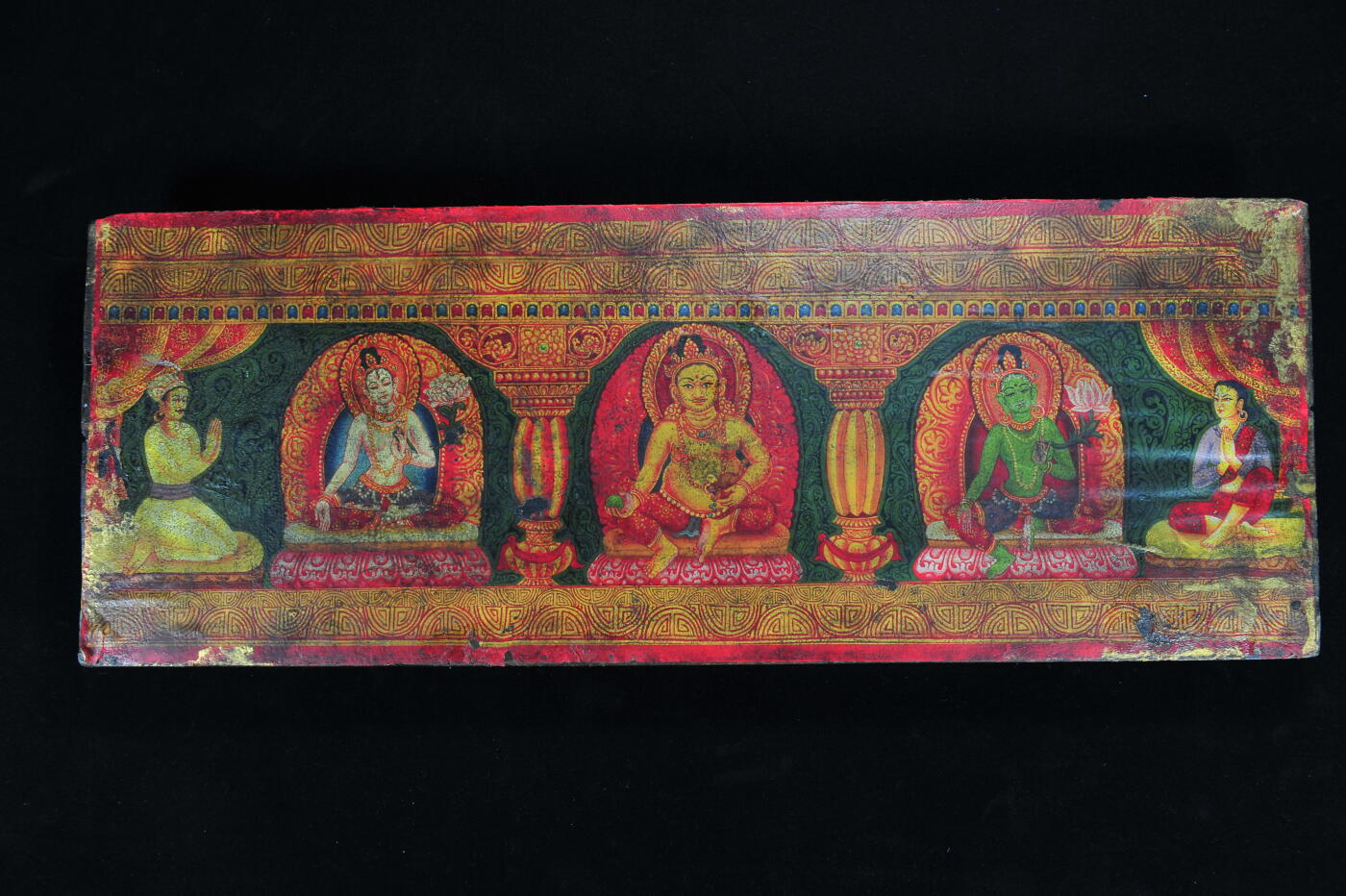 碧月说宝.雪域莲花开（二） 清代 五方佛经书板