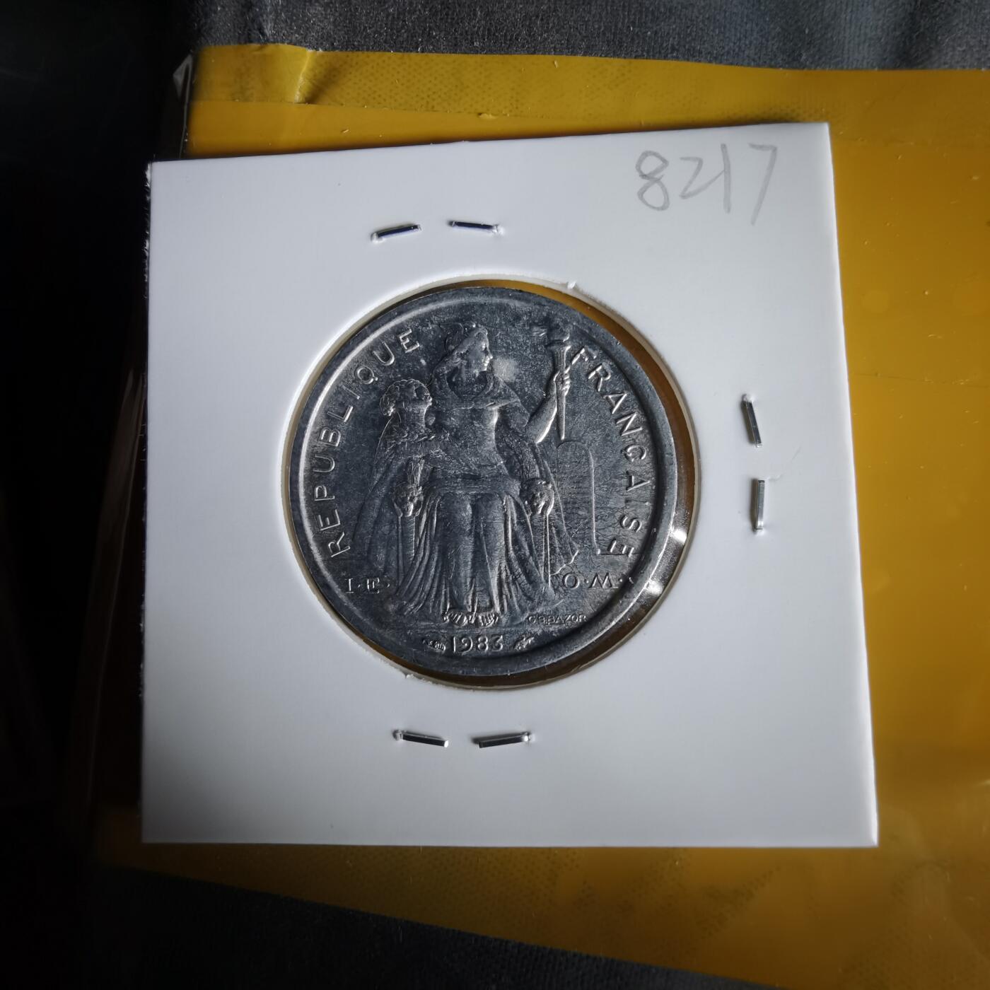 沼泽如烟--第1061场 法属新喀里多尼亚1983年2法郎