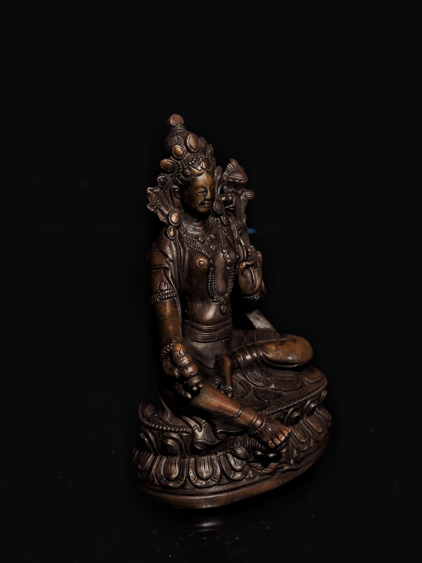 碧月说宝.雪域莲花开（二） 清代 财续佛母佛像