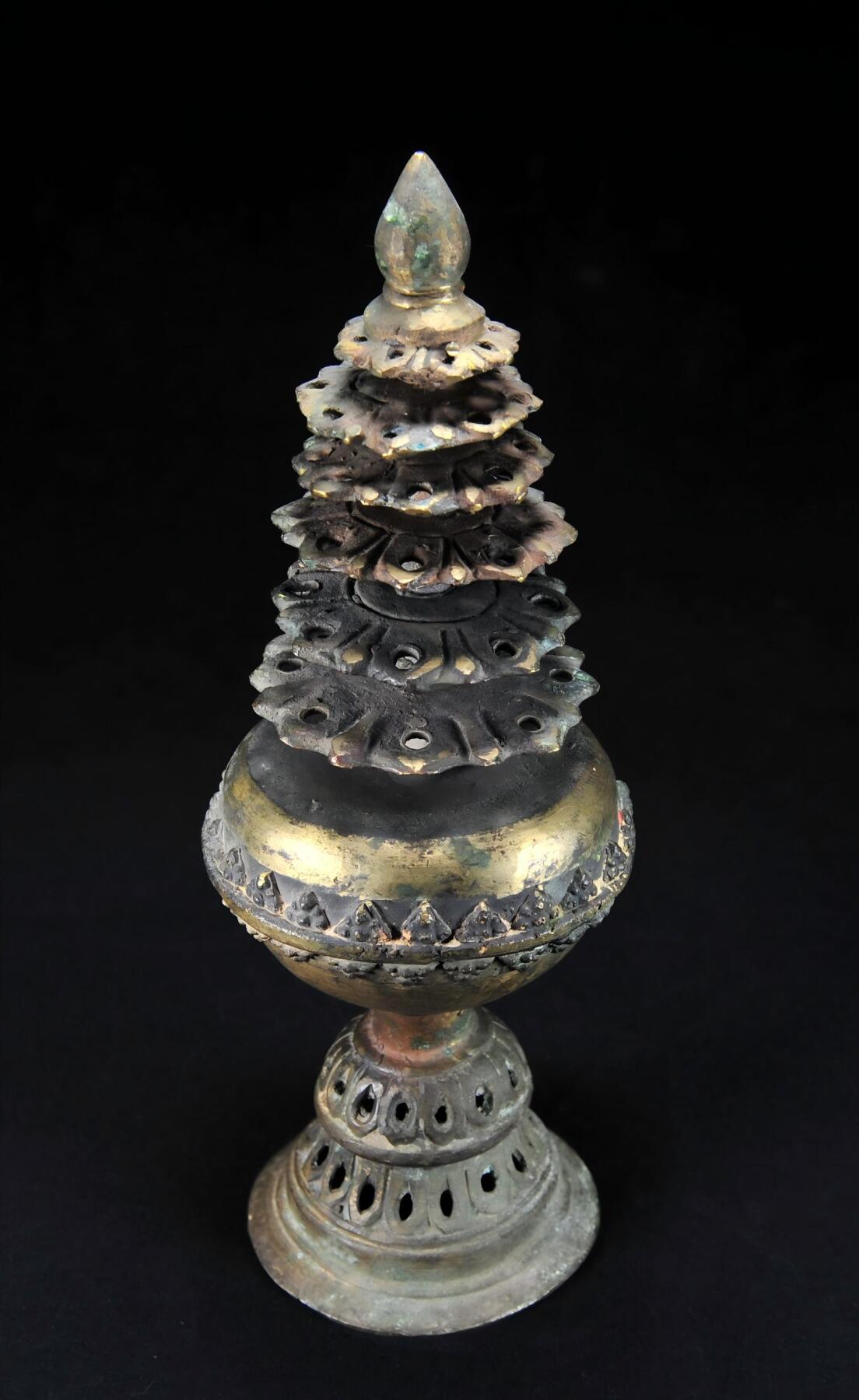 碧月说宝.雪域莲花开（二） 清代 铜舍利供奉塔