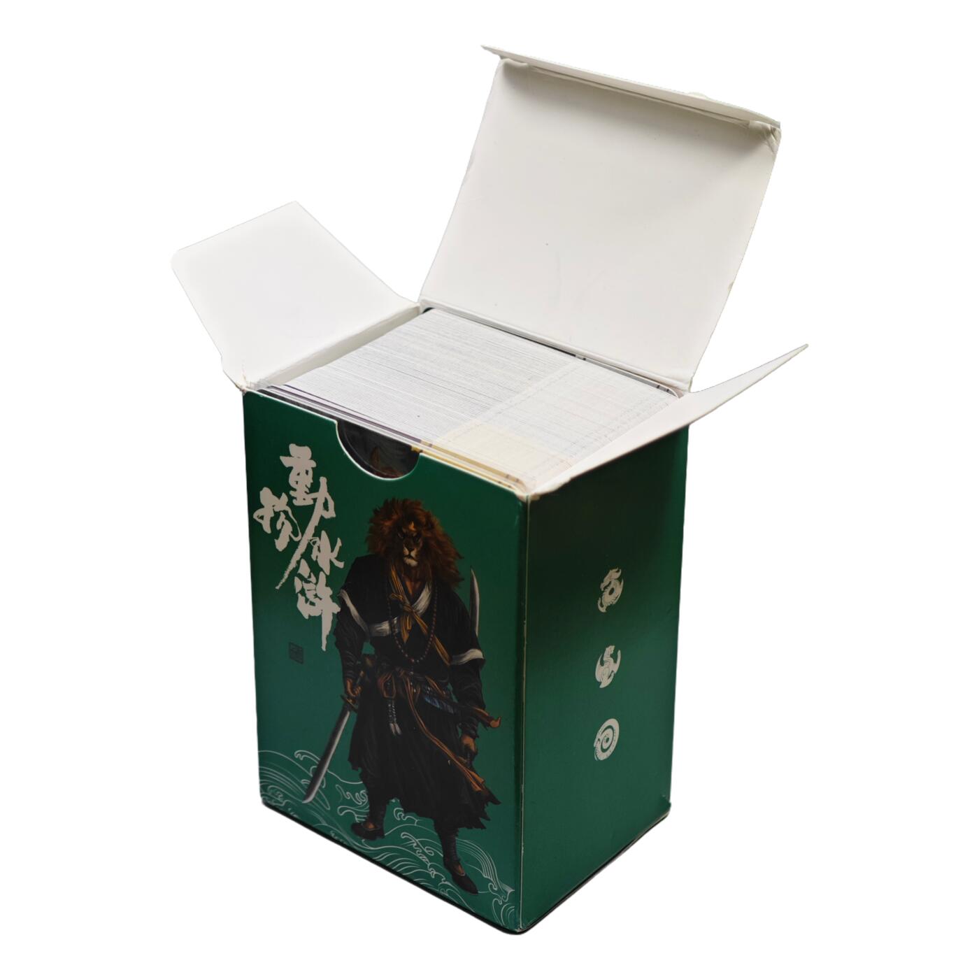 白泽拍卖卡牌手绘专场第35期（问东城春色，正谷雨，牡丹期） 2026 GAF 独行正明 动物水浒 1套 已拆 带盒  独行正明亲签5张五虎