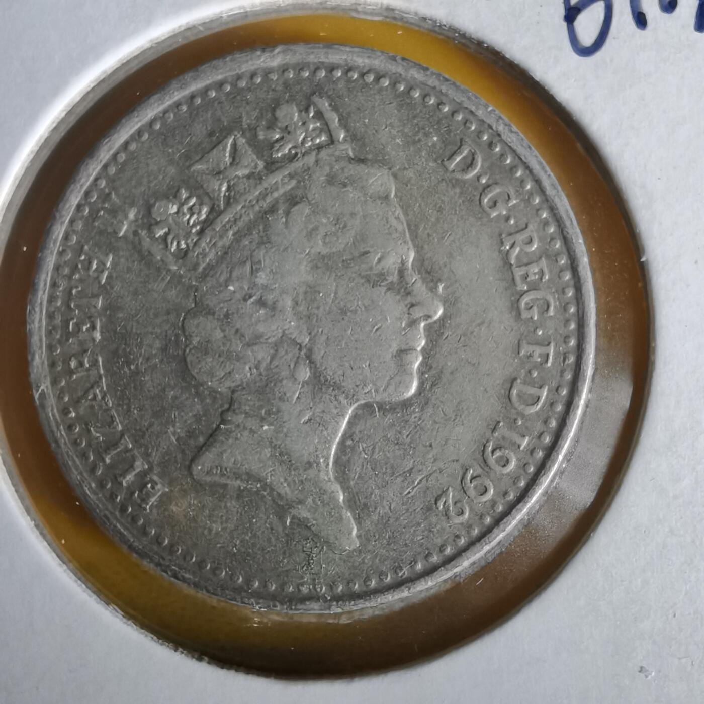 沼泽如烟--第1061场 英国1992年10便士