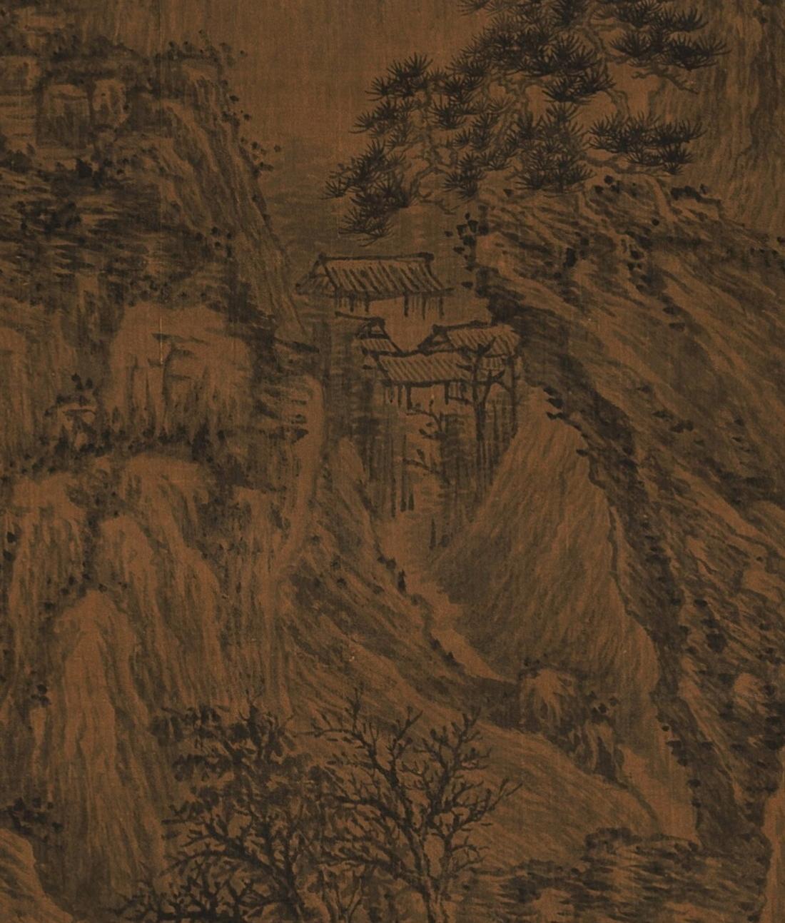 碧月说宝. 近现代书画专场（十） 杨文骢（款） 萧山寒寺