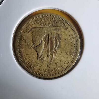 沼泽如烟--第1060场 - 东加勒比1964年五分