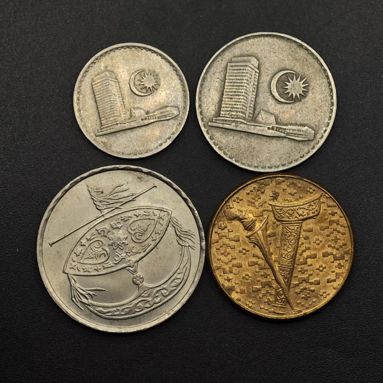 【淘币小摊】实时拍第八百九十三拍   散币场    每周一统一发货 马来西亚4枚