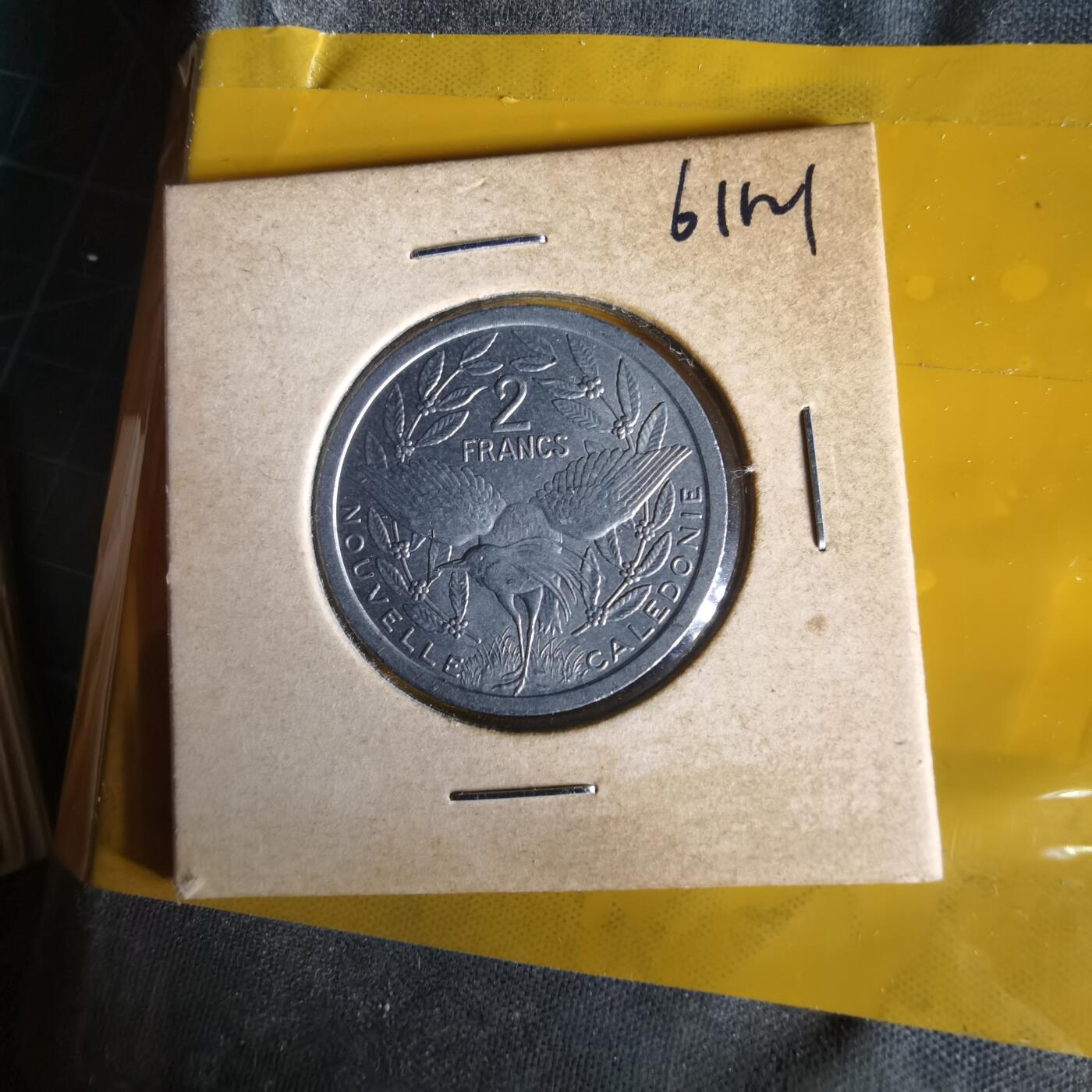 沼泽如烟--第1061场 法属新喀里多尼亚1977年2法郎