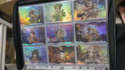 霸总卡牌第七期（低佣金 放心拍 周五23点截拍）持续收拍中～ 趣卡社吴之卷Q版卡×14