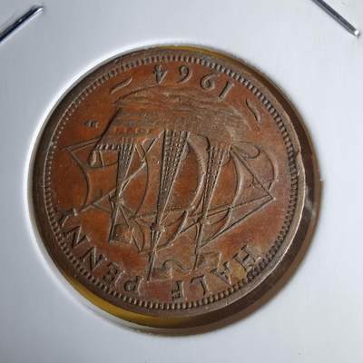 沼泽如烟--第1060场 英国1964年半便士