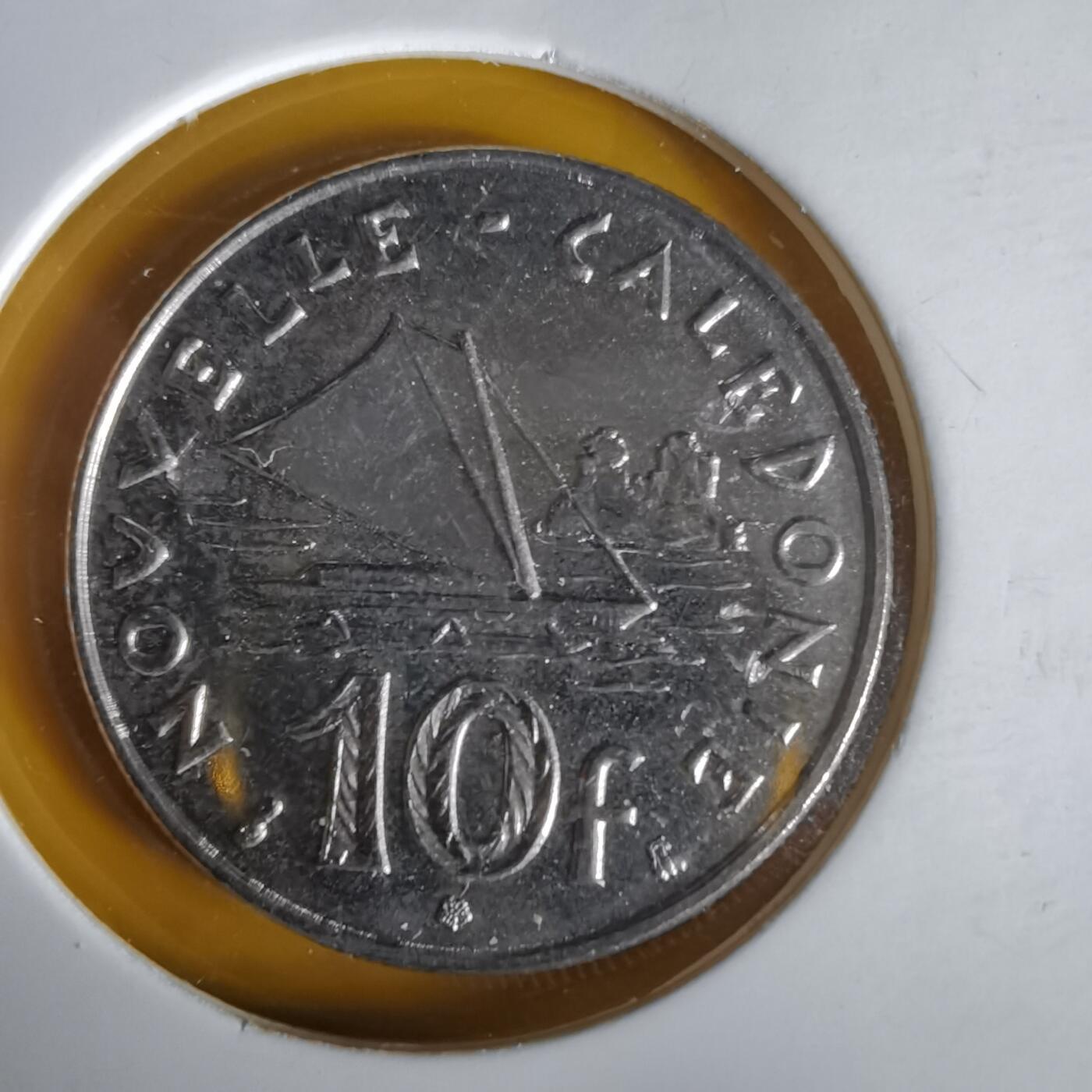 沼泽如烟--第1061场 法属新喀里多尼亚1997年10法郎