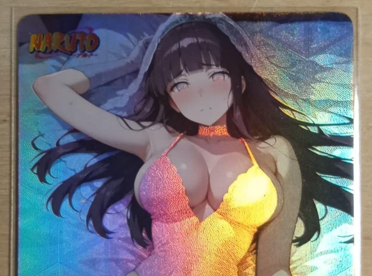 龙虎卡牌-八三场（满200元包邮，无佣金，每周六结拍，欢迎送拍） 折光彩闪 火影忍者卡牌 婚纱新娘雏田