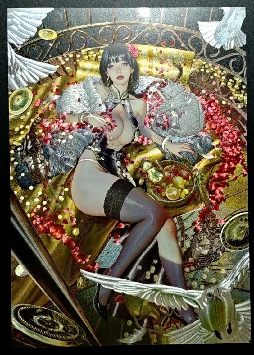 天玑星卡拍第188期《4.20周一截拍》持续收拍收评中 满赠卡需备注 焱卡文化 人间传 152/300 A4折光大卡 一张