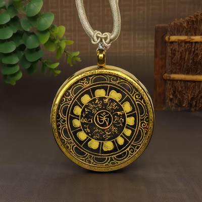 碧月说宝-般若彩绘.唐卡专场一 - 黑金咒轮唐卡