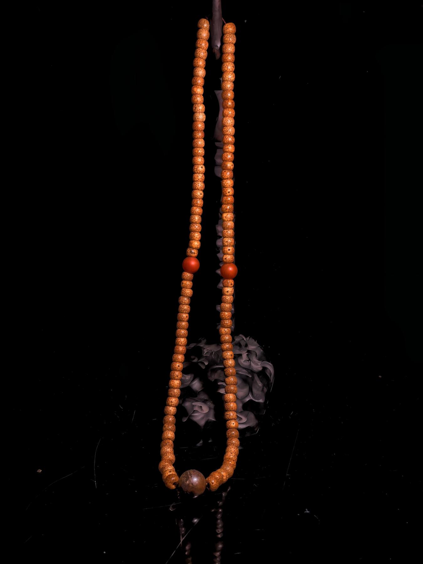 碧月说宝.雪域莲花开（二） 清代 星月菩提籽念珠108籽