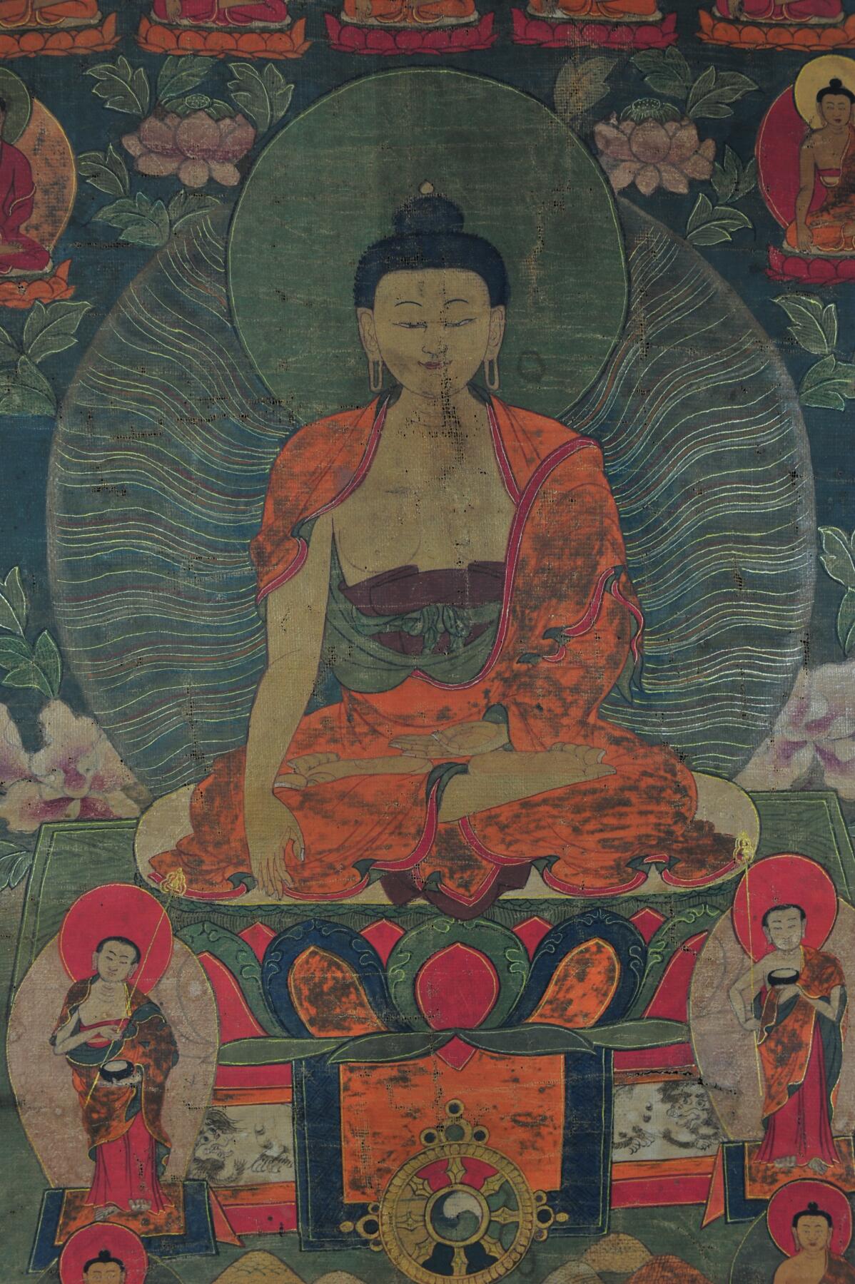 碧月说宝.雪域莲花开（二） 清代中期 三十五佛唐卡