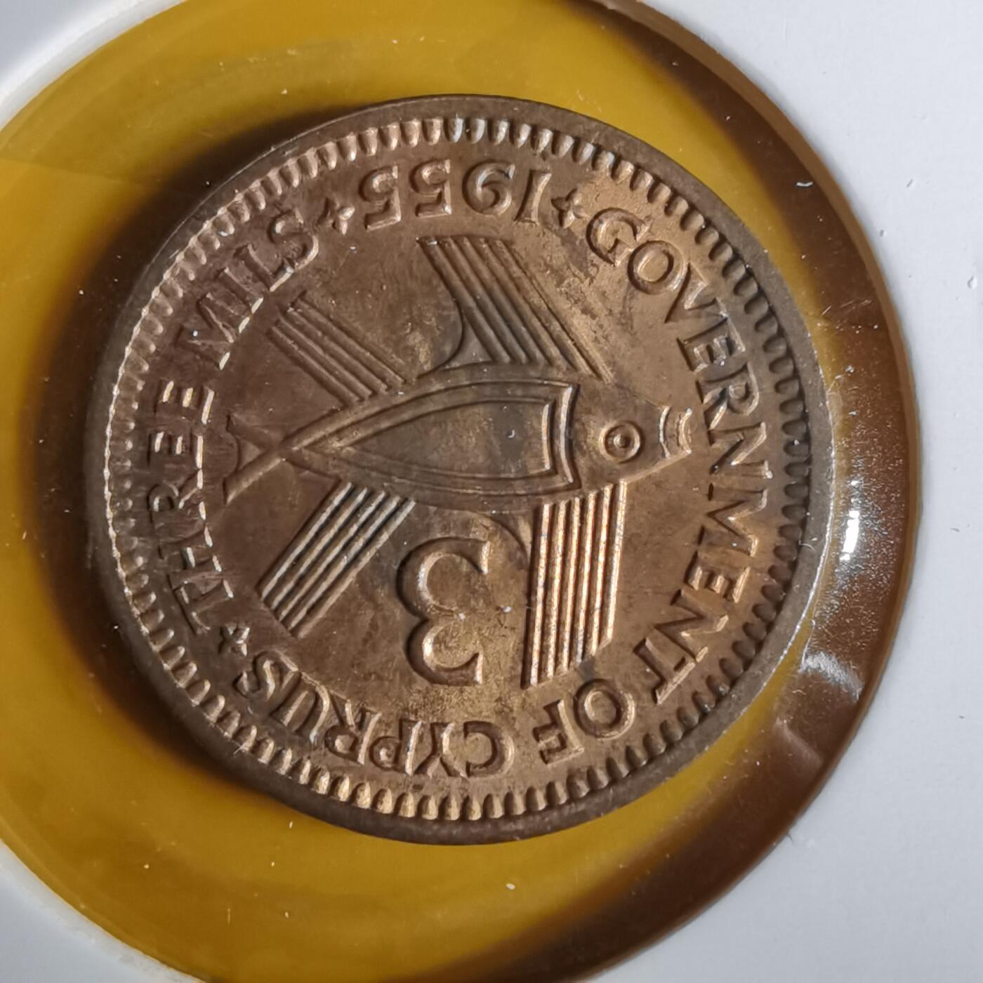 沼泽如烟--第1057场 塞浦路斯1955年3米尔