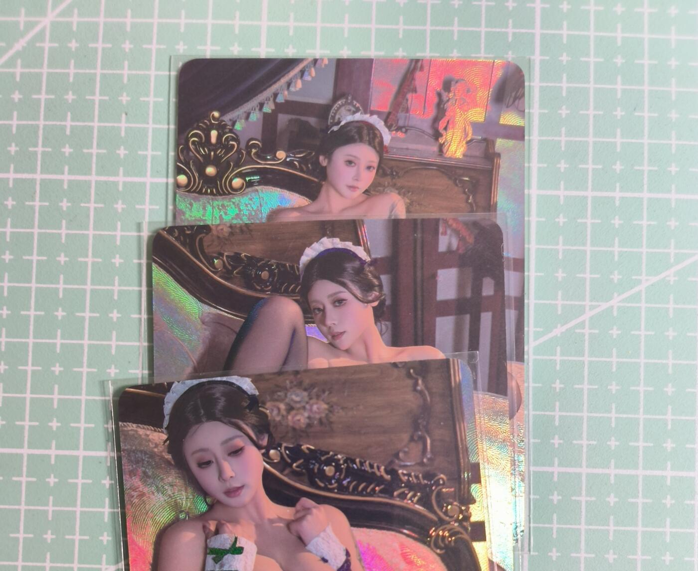 C先生卡牌 第27期 持续收拍品中…零手续费代拍 【彩闪】墨卡文化《Cosplay 系列》3张套 艺术