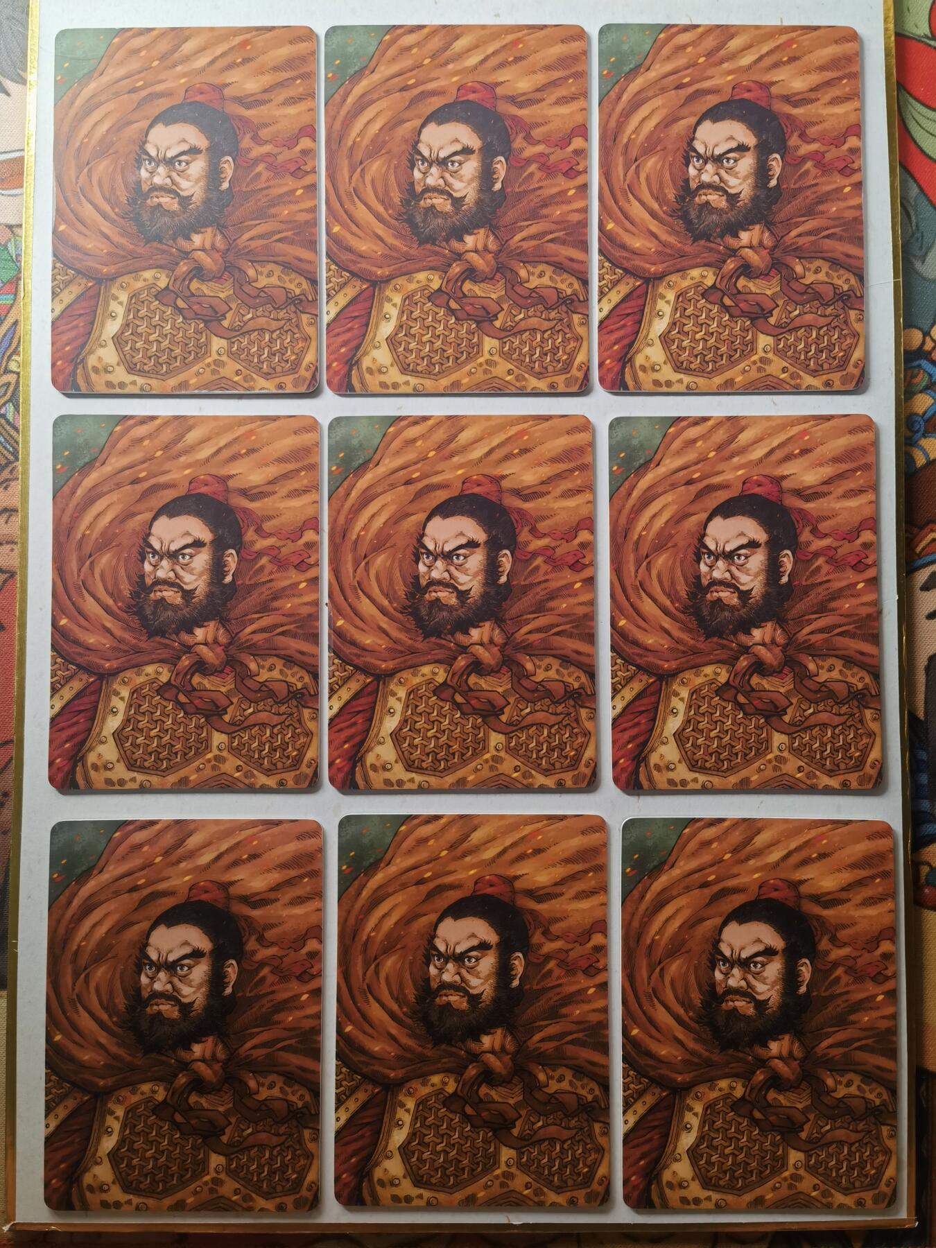 蜂潮卡牌  拍卖002期  （4月20日  21点  截拍） 小花瓣艺术文创  当阳桥张飞  九宫