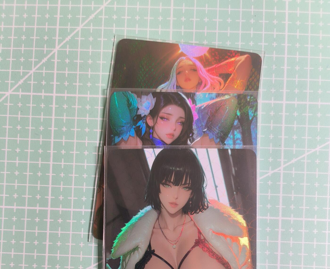 C先生卡牌 第27期 持续收拍品中…零手续费代拍 【彩闪】墨卡文化《大雷芳华》主套 3张 艺术