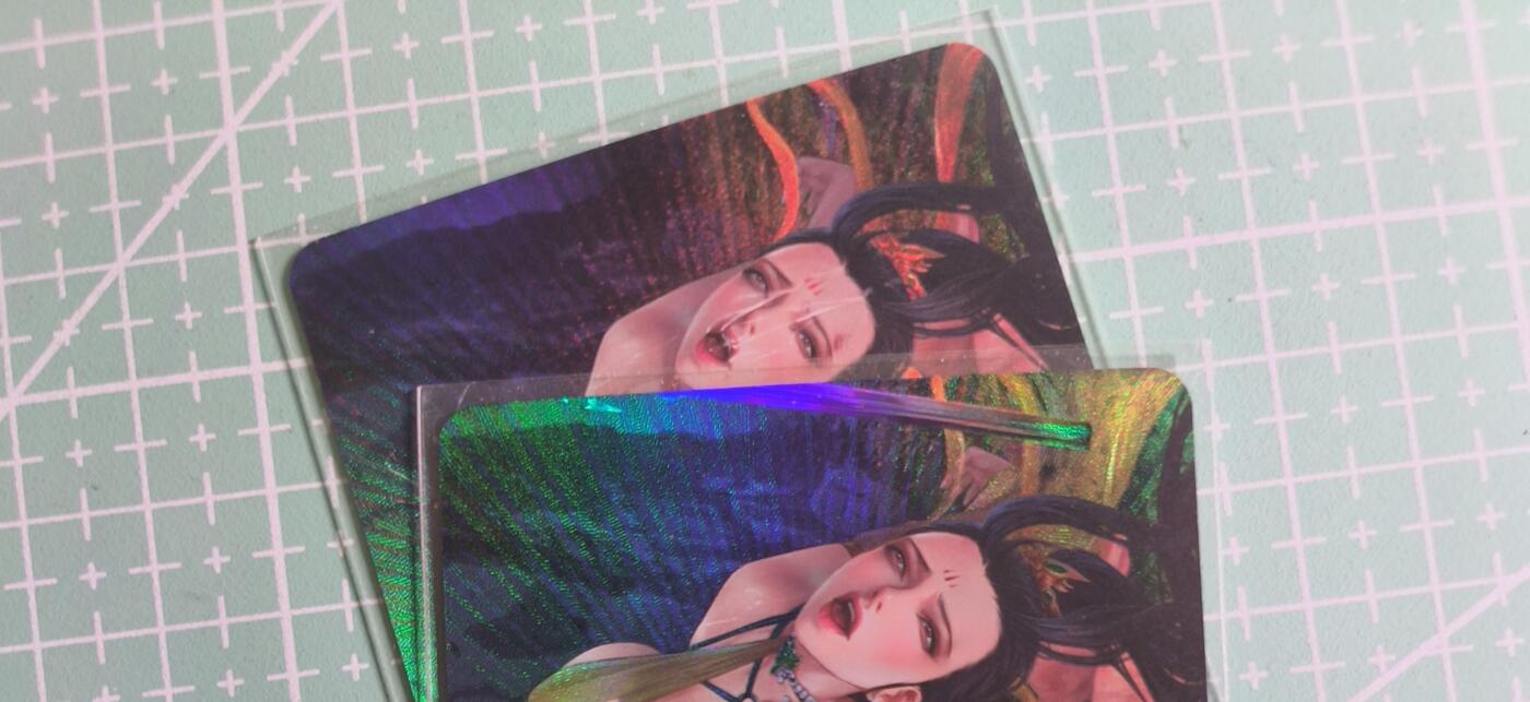 C先生卡牌 第27期 持续收拍品中…零手续费代拍 【彩闪】嘎嘎鸭《仙沉之刻》黄子晴 双服饰 艺术