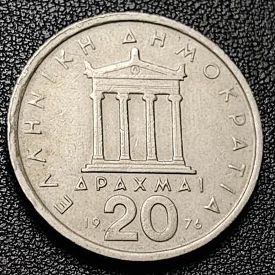 泉币菌-第228场-三月三 上巳节专场 拍品多 请提前出价 - 伯利克里 希腊20德拉克马硬币 雅典神庙 直径29mm 