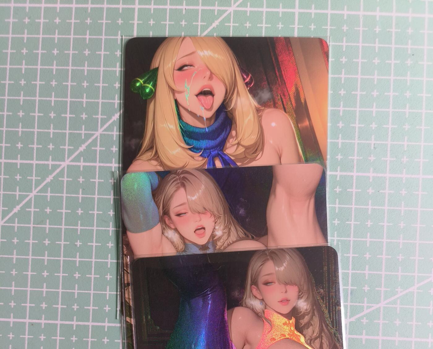 C先生卡牌 第27期 持续收拍品中…零手续费代拍 【彩闪】墨卡文化《大雷芳华》主套 3张 艺术