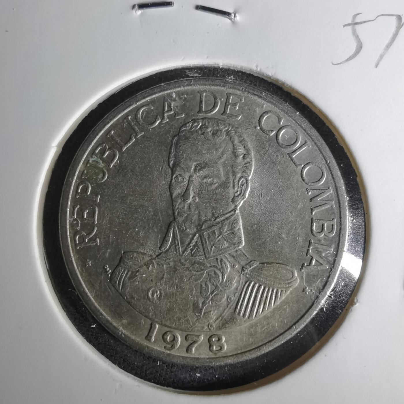 沼泽如烟--第1057场 哥伦比亚1978年1比索