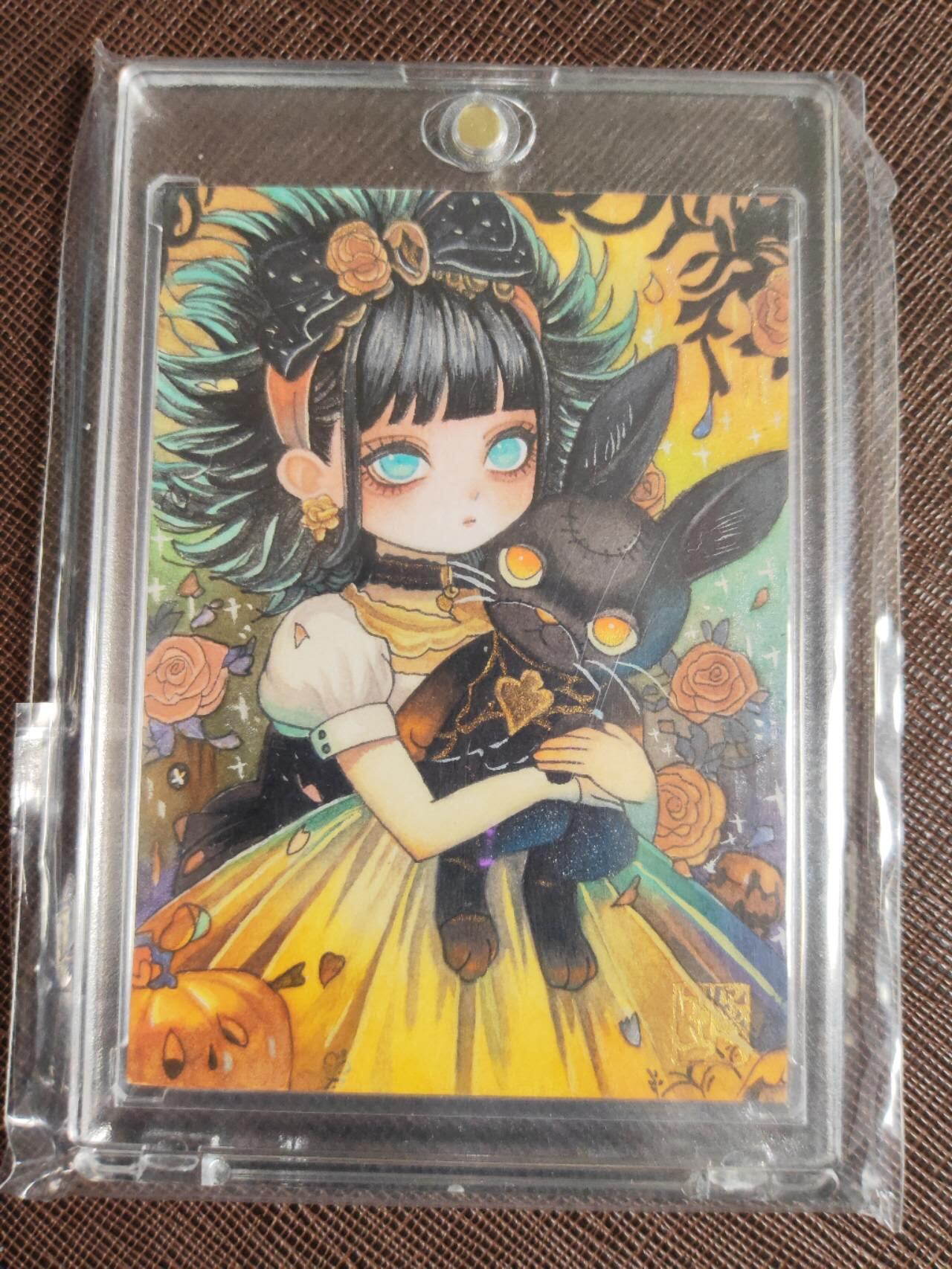 第112期阳大大卡牌拍卖第112期（持续收拍品，周六晚上九点截拍，进群福利早知道） 【特效手绘卡】AD 木偶奇遇记  手绘盒里拆出 绝色手绘卡1/1