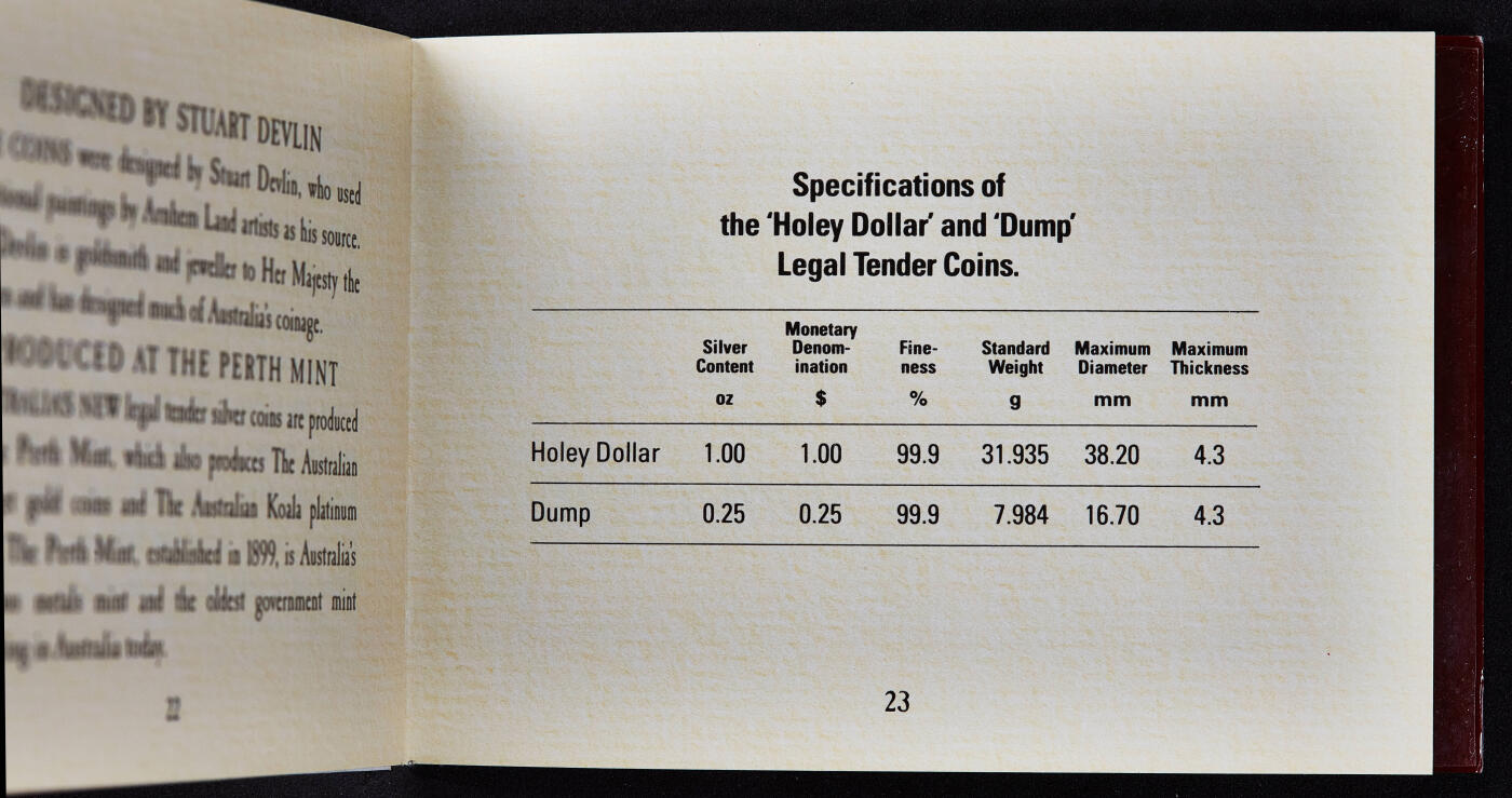 【俄甄集藏】满园春色-2026年(051)04-22星期三 晚 19:30 全场包邮 澳大利亚1988年25分、1元字母精制银币两枚一对，卡装原封，重7.775克、31.1克，均为999银，总重38.875克