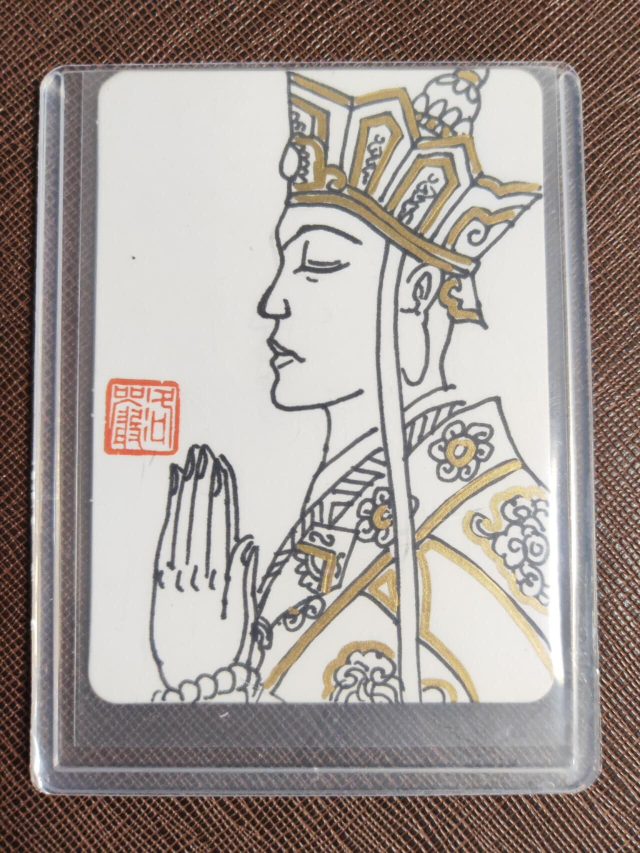 第112期阳大大卡牌拍卖第112期（持续收拍品，周六晚上九点截拍，进群福利早知道） 【签绘卡】赵洛严 西游取经人 唐僧 经典1/1