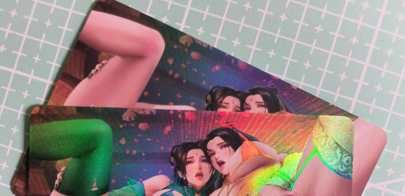 C先生卡牌 第27期 持续收拍品中…零手续费代拍 【彩闪】嘎嘎鸭《妙音坊》 双服饰2张  艺术