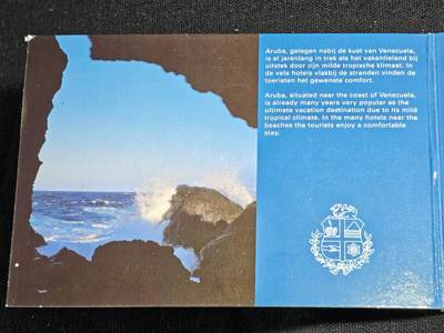 刘世昌艺术品销售中心～虎踞龙蟠*金杨在线联拍群第521期 荷属阿鲁巴1992年硬币卡册（含硬币一套6枚和纪念章1枚），品相如图。