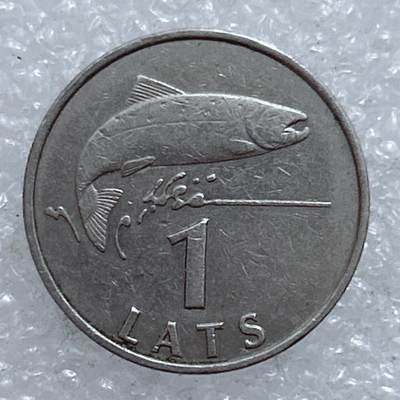 第一海外回流一元起拍收藏 散集专场  第311期 1992年拉脱维亚1立特铜镍币