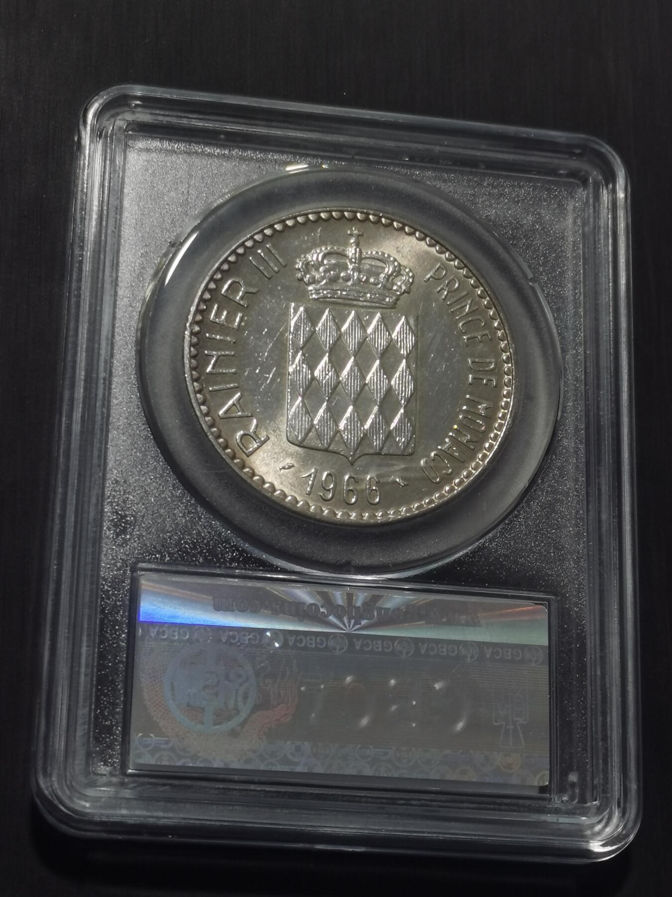 天下钱庄专场欢迎参拍 摩纳哥10法郎银币