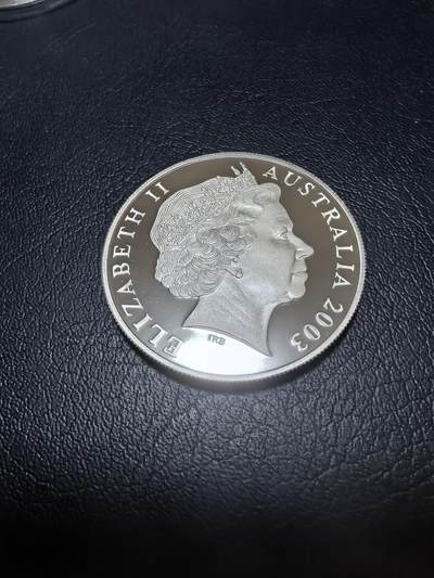 长老汇马年精选第十九场拍卖 澳大利亚2003年5元部分镀金精制银币 世界英式橄榄球比赛 1盎司999银 发行量：2万 盒证全