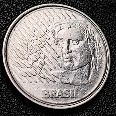 泉币菌-第228场-三月三 上巳节专场 拍品多 请提前出价 巴西10克鲁塞罗硬币 巴西女神