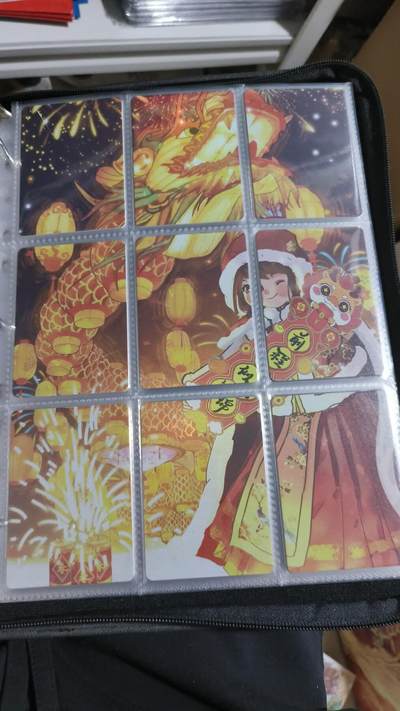 霸总卡牌第七期（低佣金 放心拍 周五23点截拍）持续收拍中～ 趣卡社过年好前程似锦 拼图卡一套