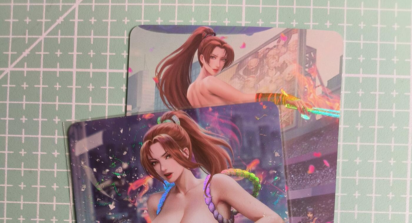 C先生卡牌 第27期 持续收拍品中…零手续费代拍 【彩闪】墨卡文化《古风系列》2张 艺术