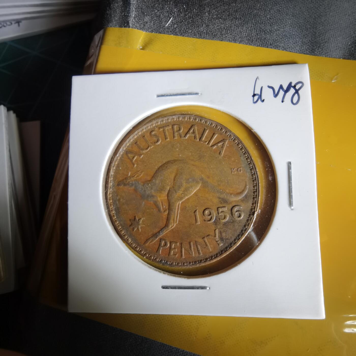 沼泽如烟--第1061场 澳大利亚1956年1便士