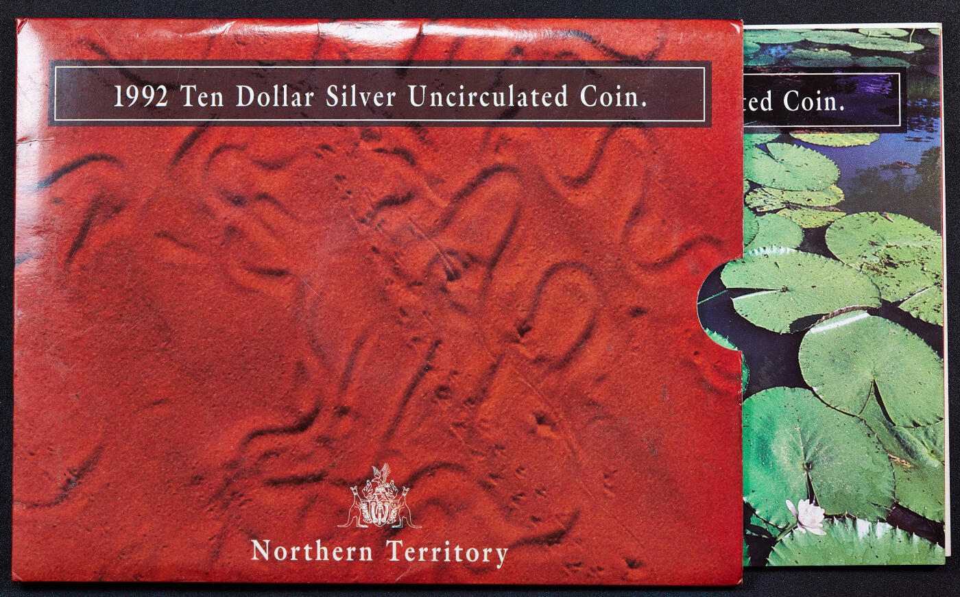 【俄甄集藏】满园春色-2026年(051)04-22星期三 晚 19:30 全场包邮 澳大利亚1992年行政区系列-北领地10元册装银币，带证，重20克，925银，发行量24164枚