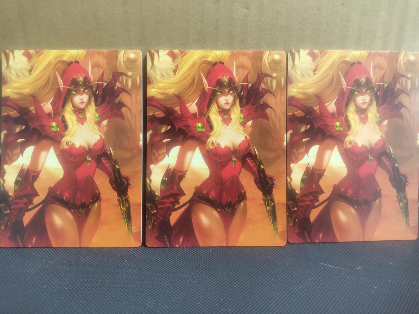 【持续收拍品】-琦卡当当铺～第42期★★~支持寄存★★~【9点40结束】扫码加群抽[包邮券]~ 奇点-魔兽世界20周年-瓦莉拉-粗闪-3宫-3张