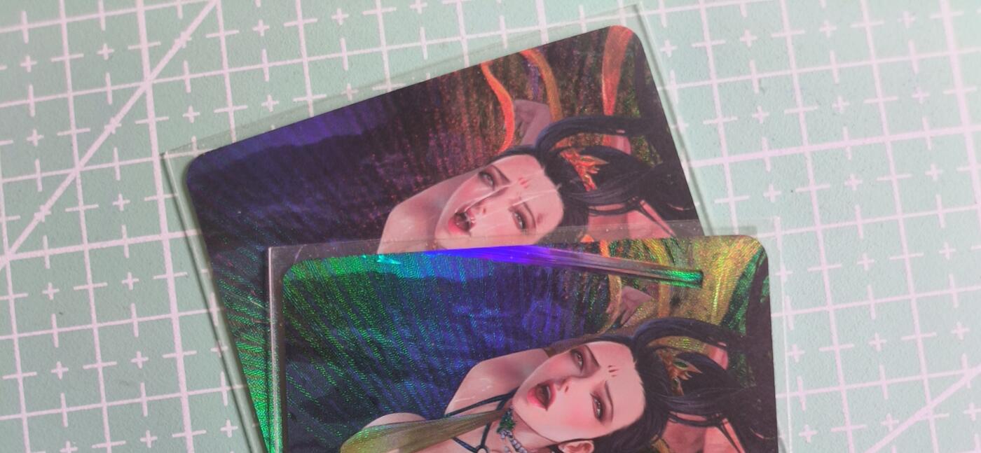 C先生卡牌 第27期 持续收拍品中…零手续费代拍 【彩闪】嘎嘎鸭《仙沉之刻》黄子晴 双服饰 艺术